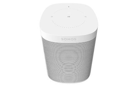 Sonos One (Gen 2) - Altavoz inteligente controlado por voz con Amazon Alexa integrado, color blanco