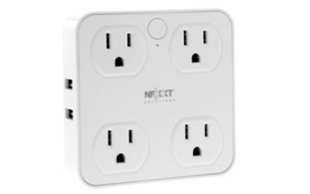 Nexxt - Solutions Connectivity - 4 Outlet & 4 USB