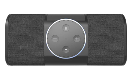 QFX ECH-1 Echo Dot Docking Station - Altavoz Bluetooth