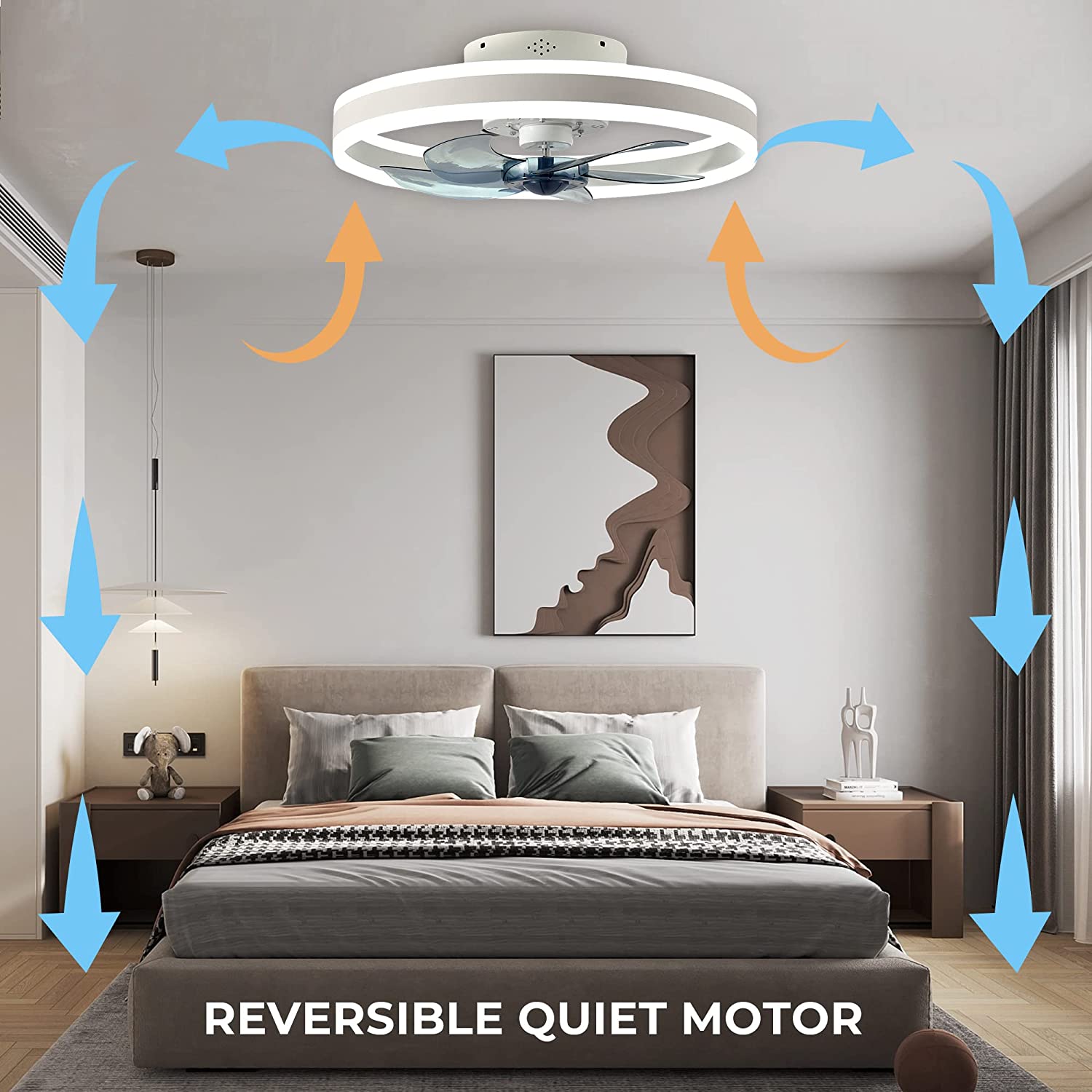 Ventiladores de techo inteligentes con luces compatibles con Alexa