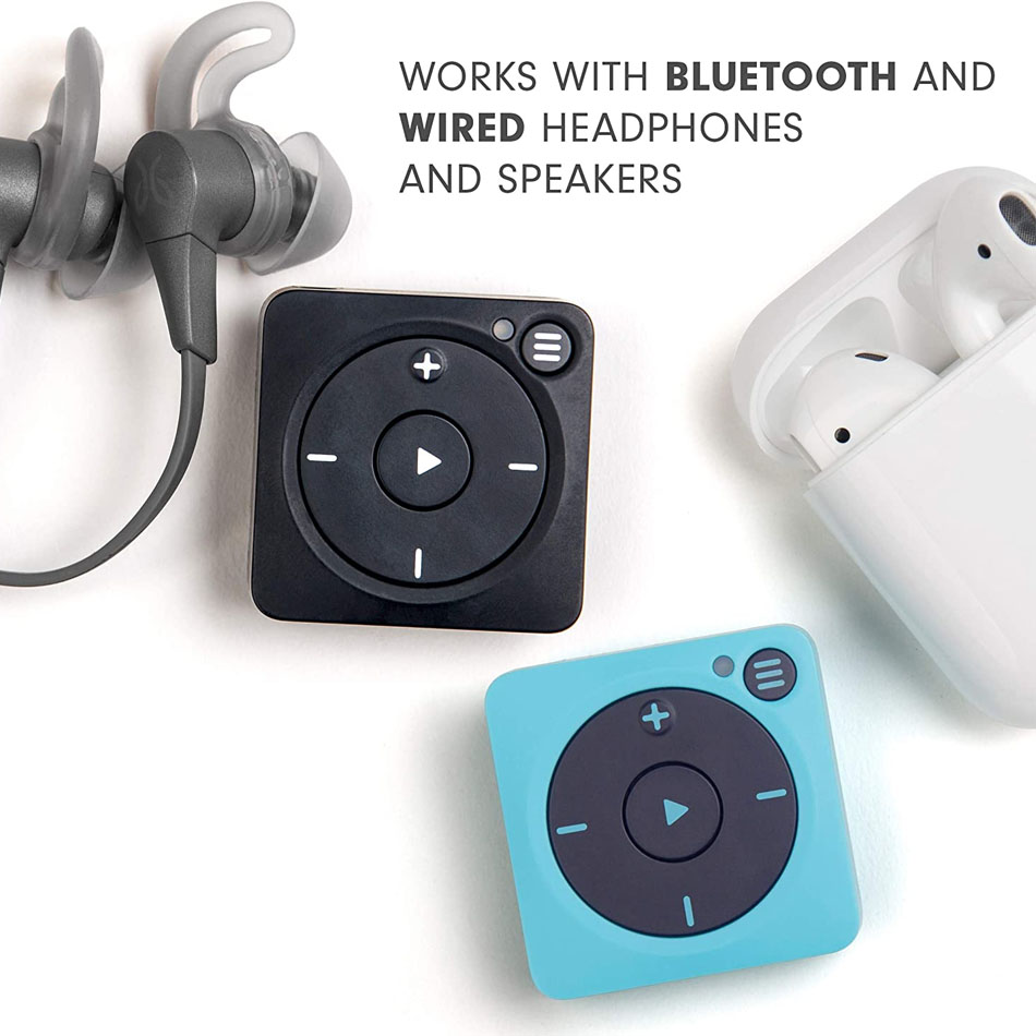Mighty Vibe Spotify y Amazon Music Player - Auriculares con cable y Bluetooth - Almacenamiento de más de 1000 canciones - No necesita teléfono